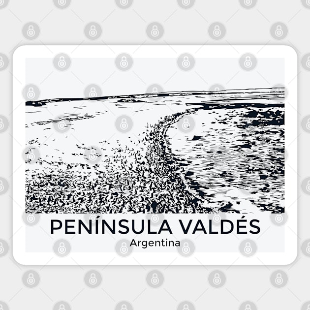 Península Valdés - Argentina Magnet by Lakeric